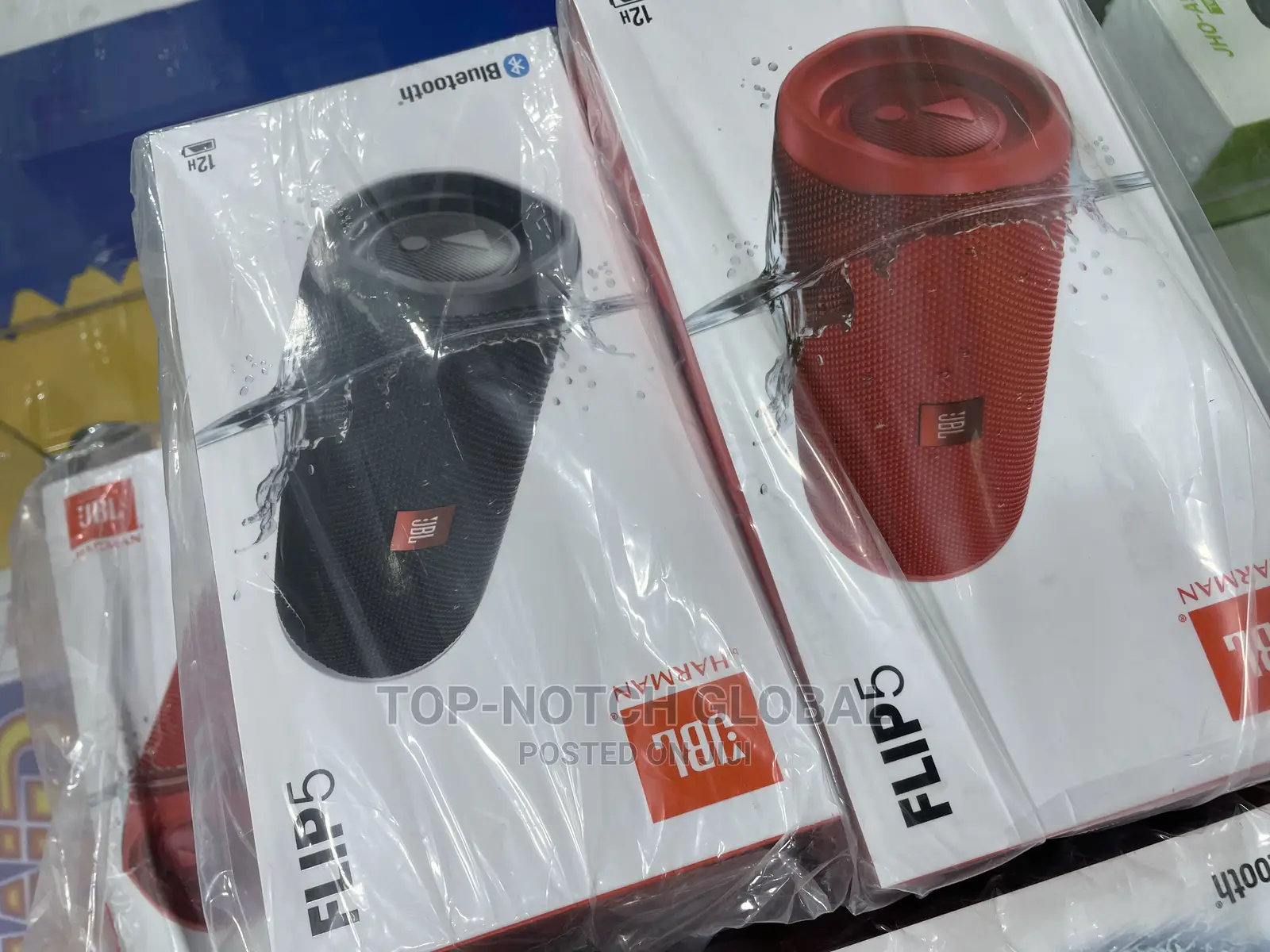 JBL Flip 5 Waterproof Bluetooth Speaker.