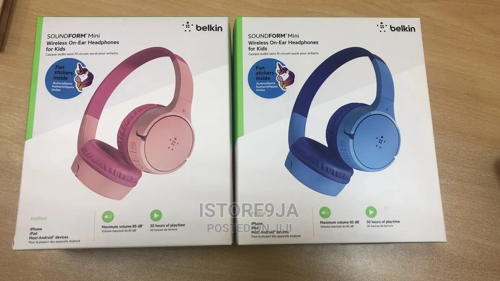 Belkin Soundform Mini Wireless On Ear Headphones For Kids
