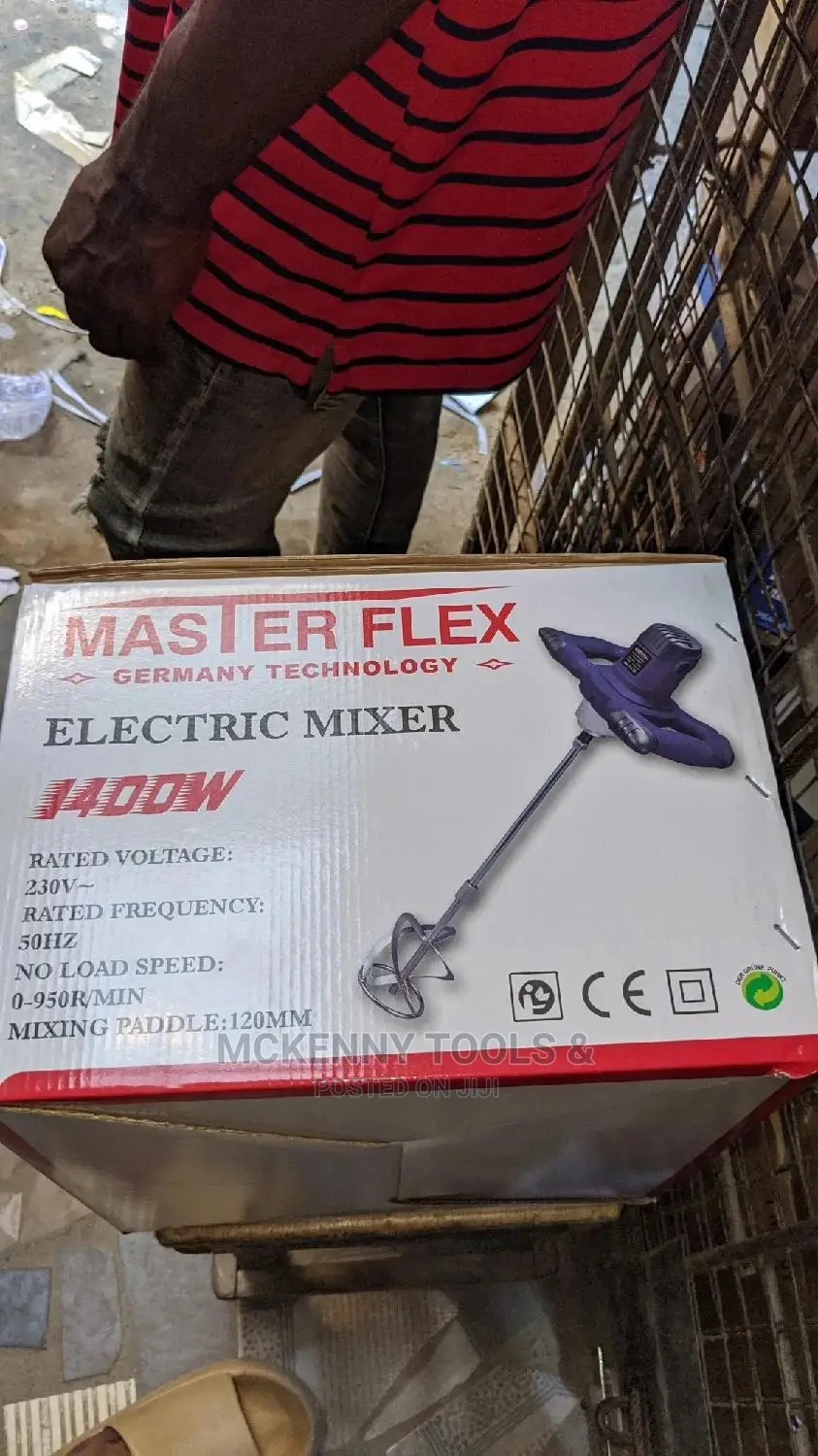 Master Flex Electric Mixer 120mm 1400watt 0-950rpm