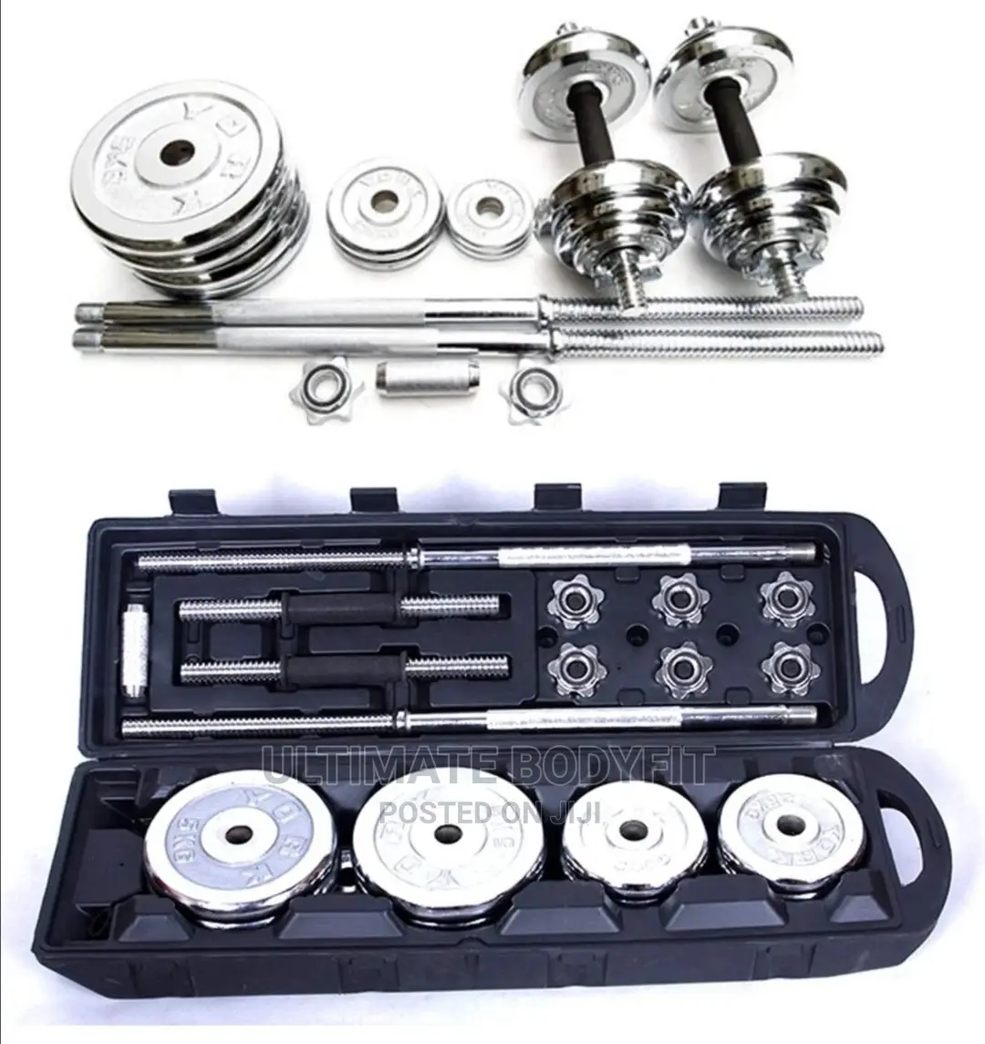 Brand New 50kg Adjustable Case Dumbbell