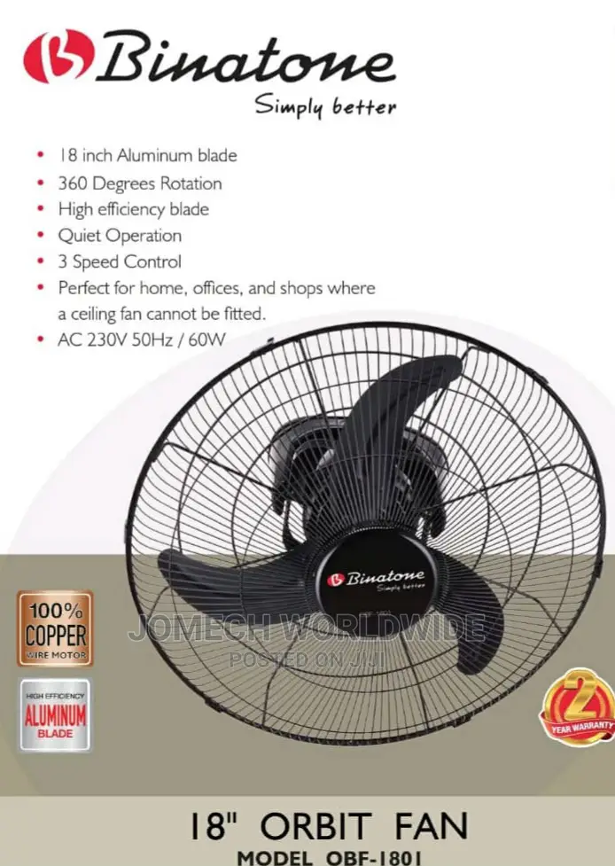 18inchs Bination Orbit Fan