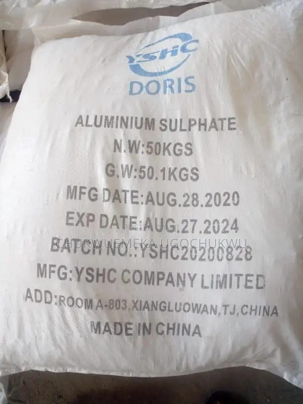 Alluminum Sulphate, Alum.