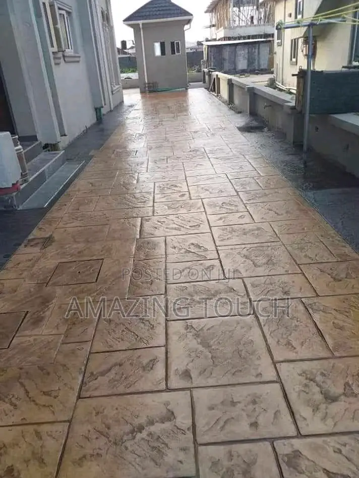 Stamped Concretes Floor and Interlock Floor