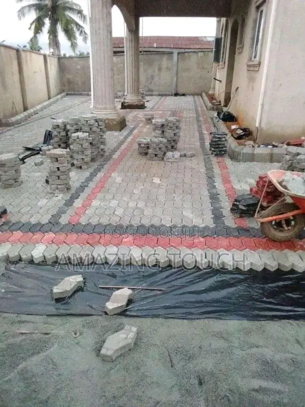Stamped Concretes Floor and Interlock Floor