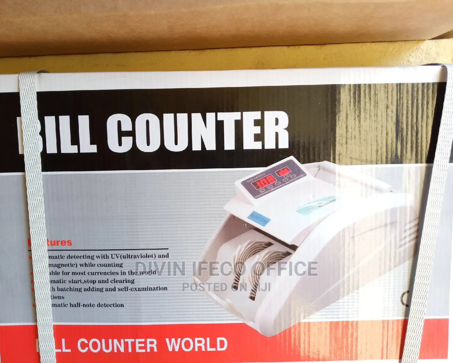 Money Counter With Fake Note Detector