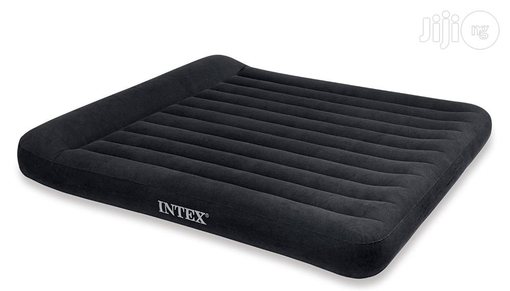 Pillow Rest Raised Air Mattress With Electric Pump