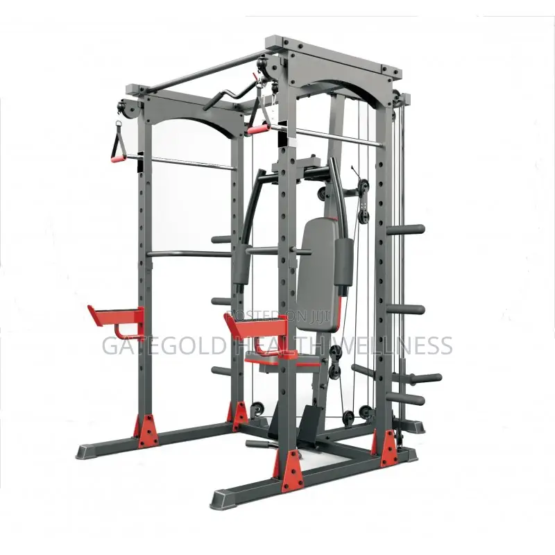 COMMERCIAL MULTI-FUNCTION SQUAT RACK for Gym and Home Use