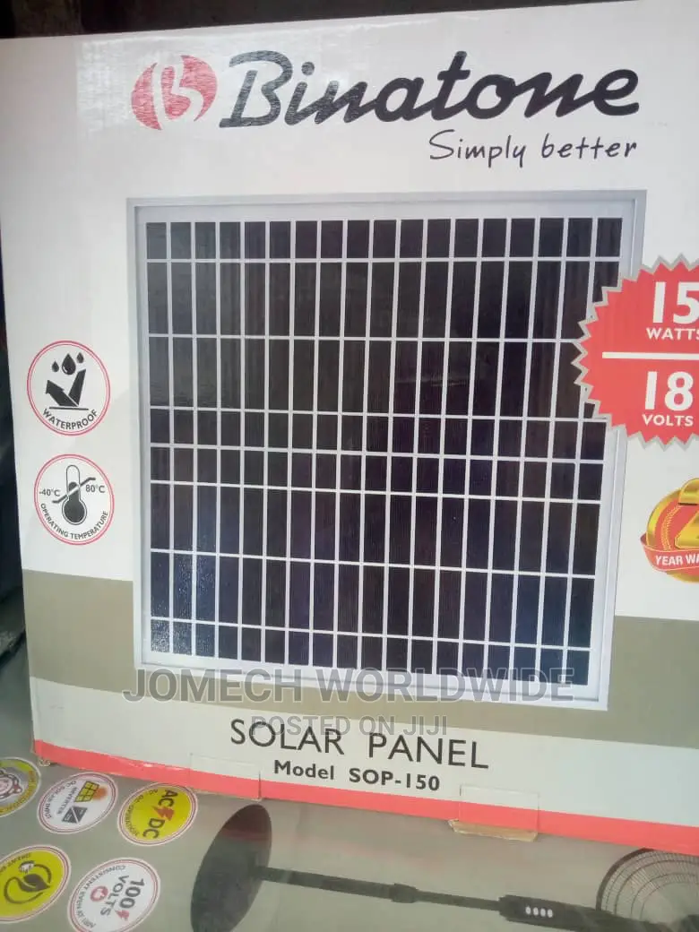 Binatone 15watts Solar Panel