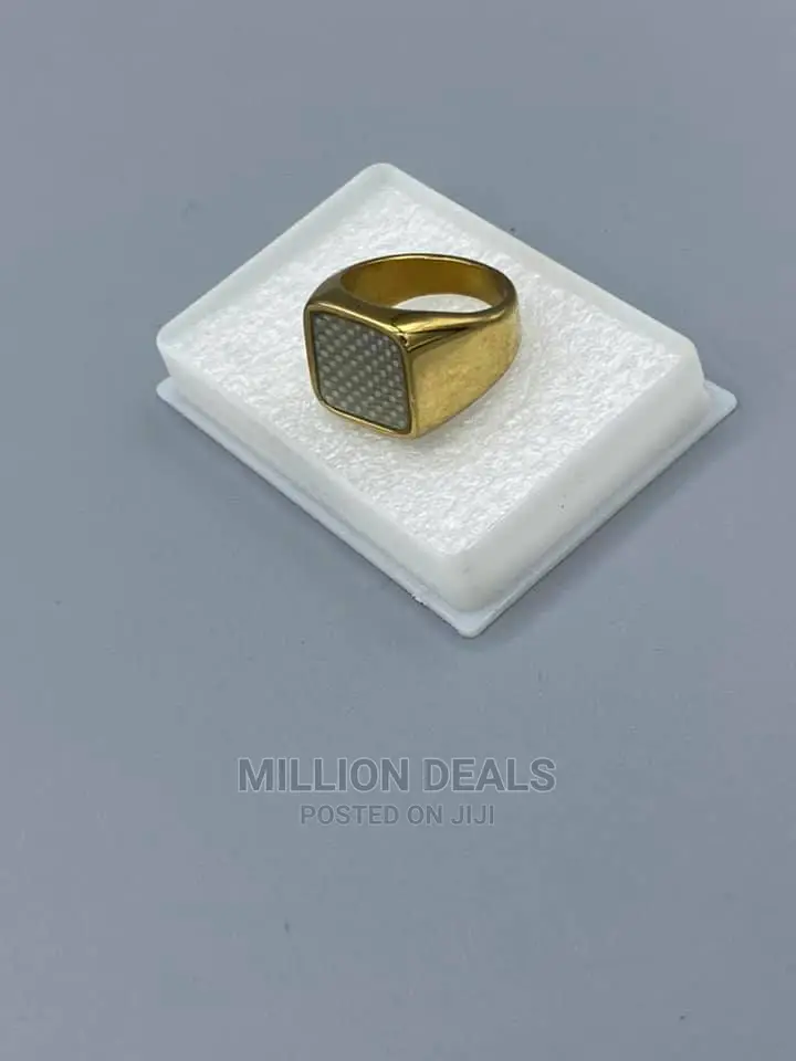 Men's Cube Gold Luxury Ring
