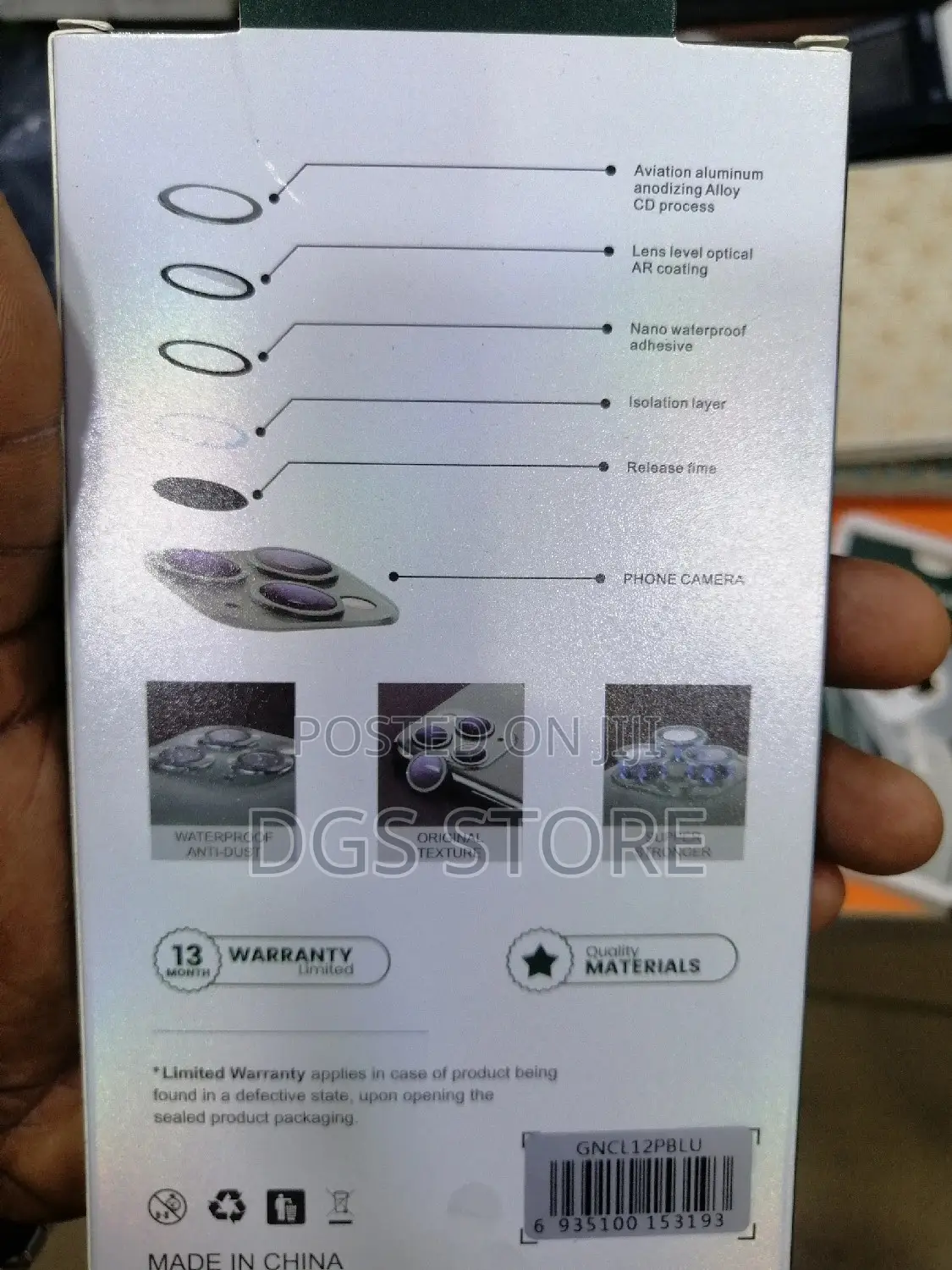 Green Camera Glass Protector iPhone 12 Pro