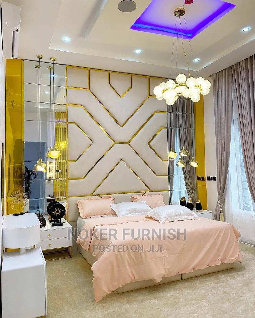 Luxury Bedroom's Bed's With Mirror