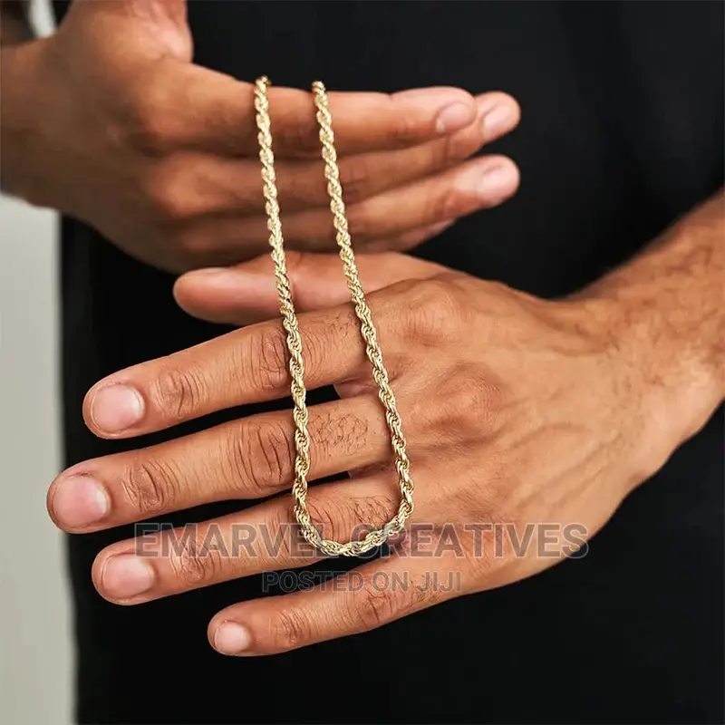Twisted Necklace Non Tarnish Chain