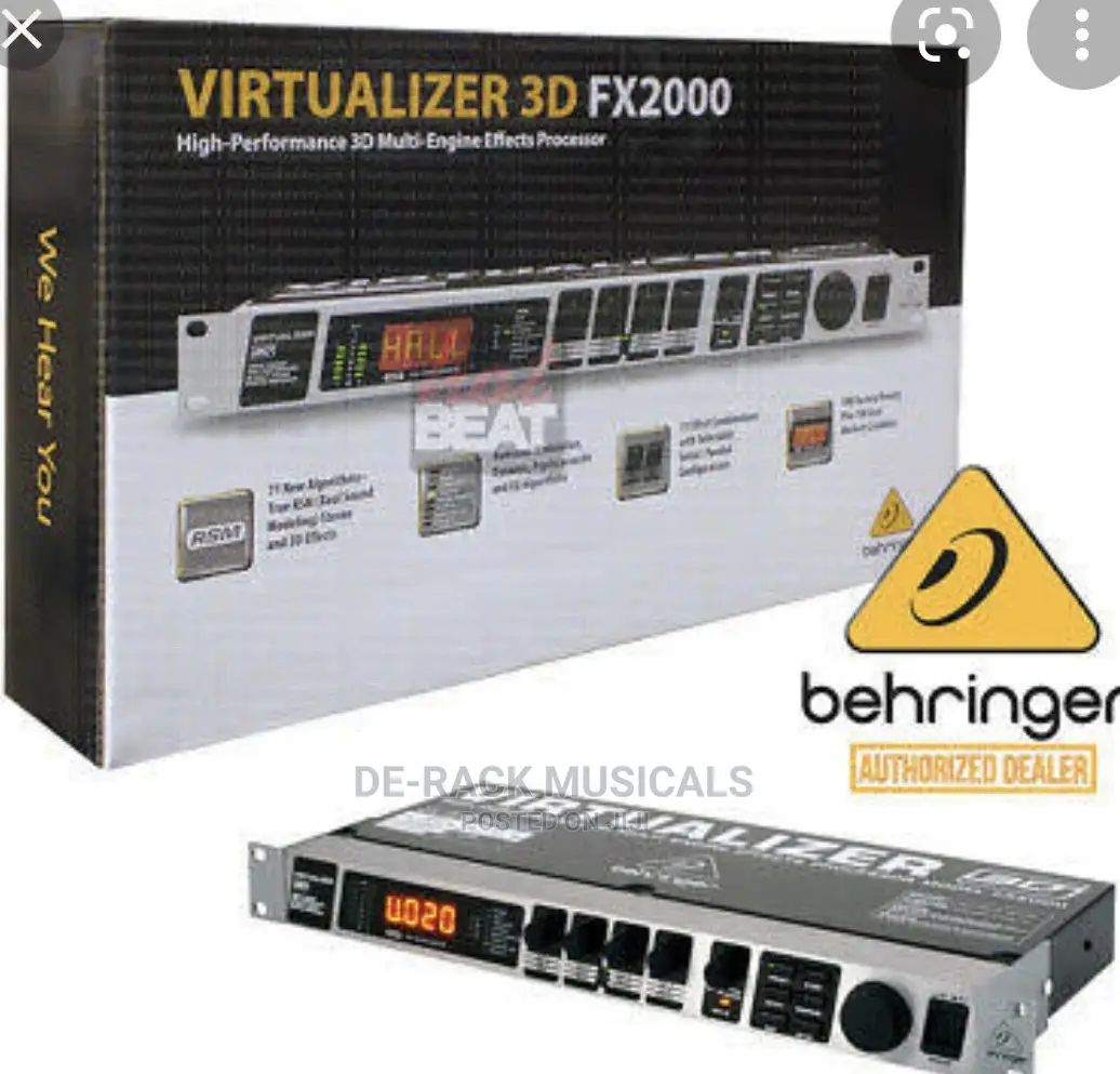 The Best Original Behringer FX2000 Visualizer 3D