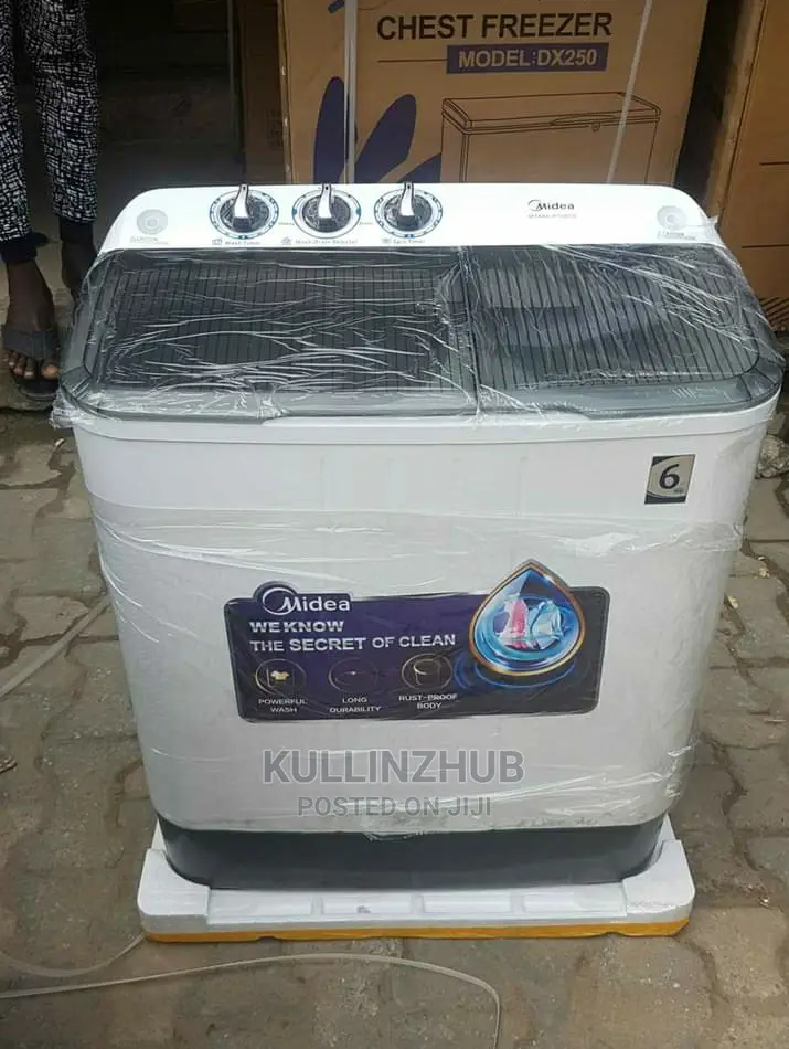 Midea Twin Tub Semi Automatic Washing Machine 6kg -Mta60