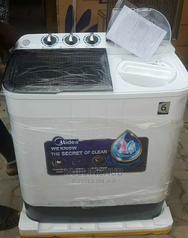 Midea Twin Tub Semi Automatic Washing Machine 6kg -Mta60