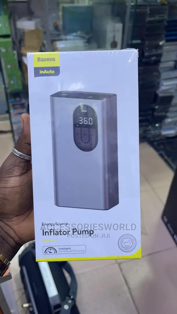 Baseus Car Tire Air Pump Compressor Inflator LED Lamp
