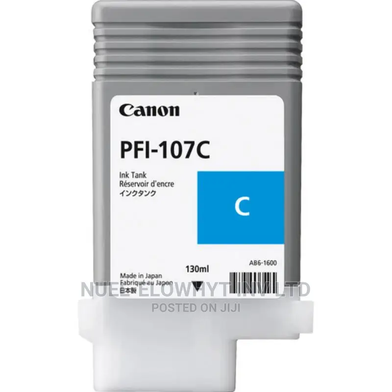 Canon PFI-107C Cyan Ink Cartridge (130 Ml)