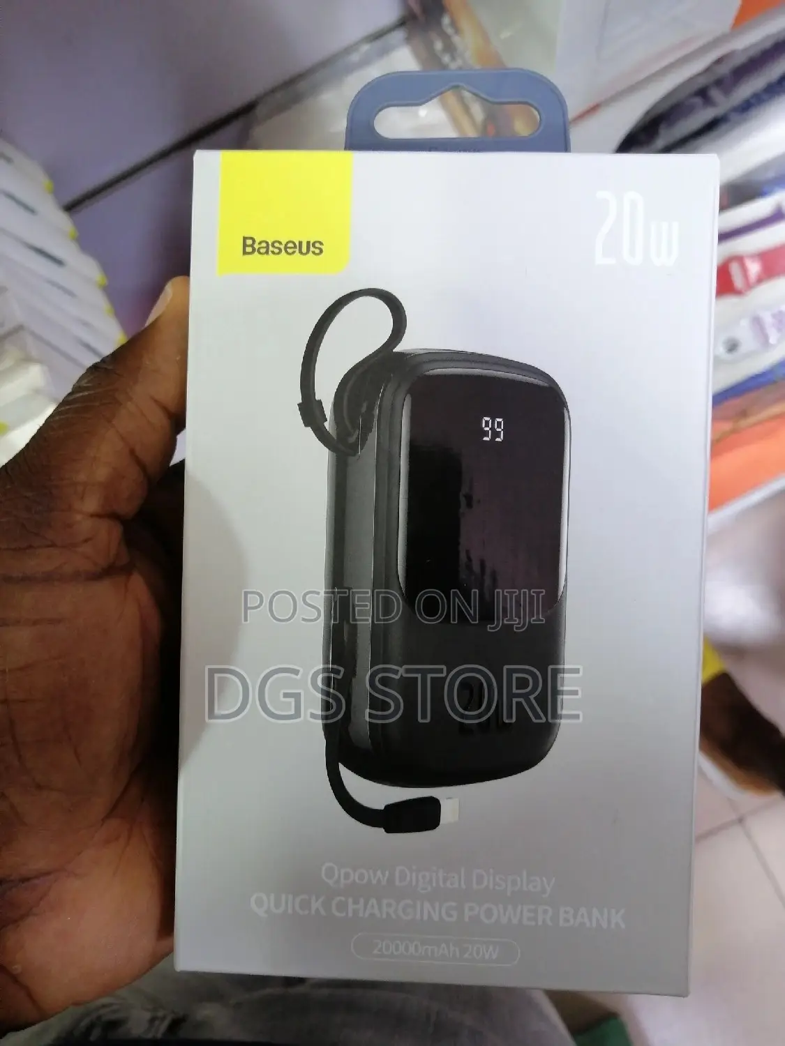 Baseus Digital Display Quick Charging Bank 20,000mah 20w