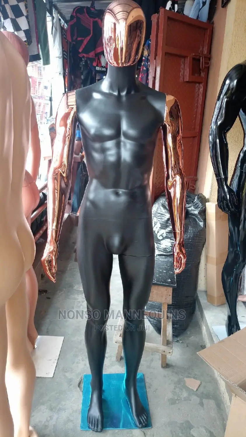 Black Bronze Male Display Mannequins