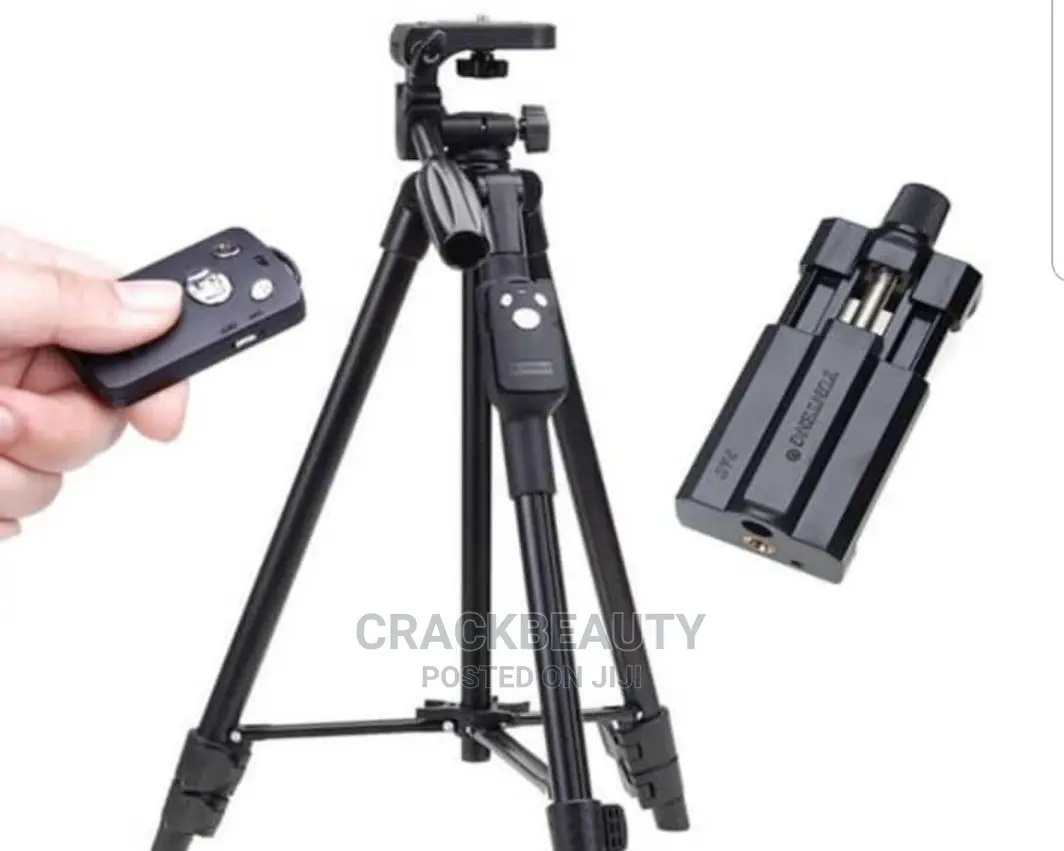 Tripod Stand With Bluetooth Shutter/Remote and Phone Holder