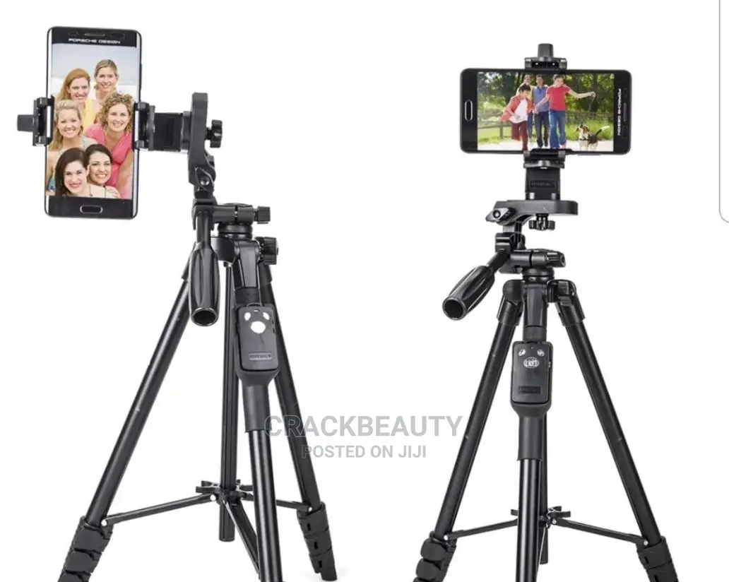Tripod Stand With Bluetooth Shutter/Remote and Phone Holder