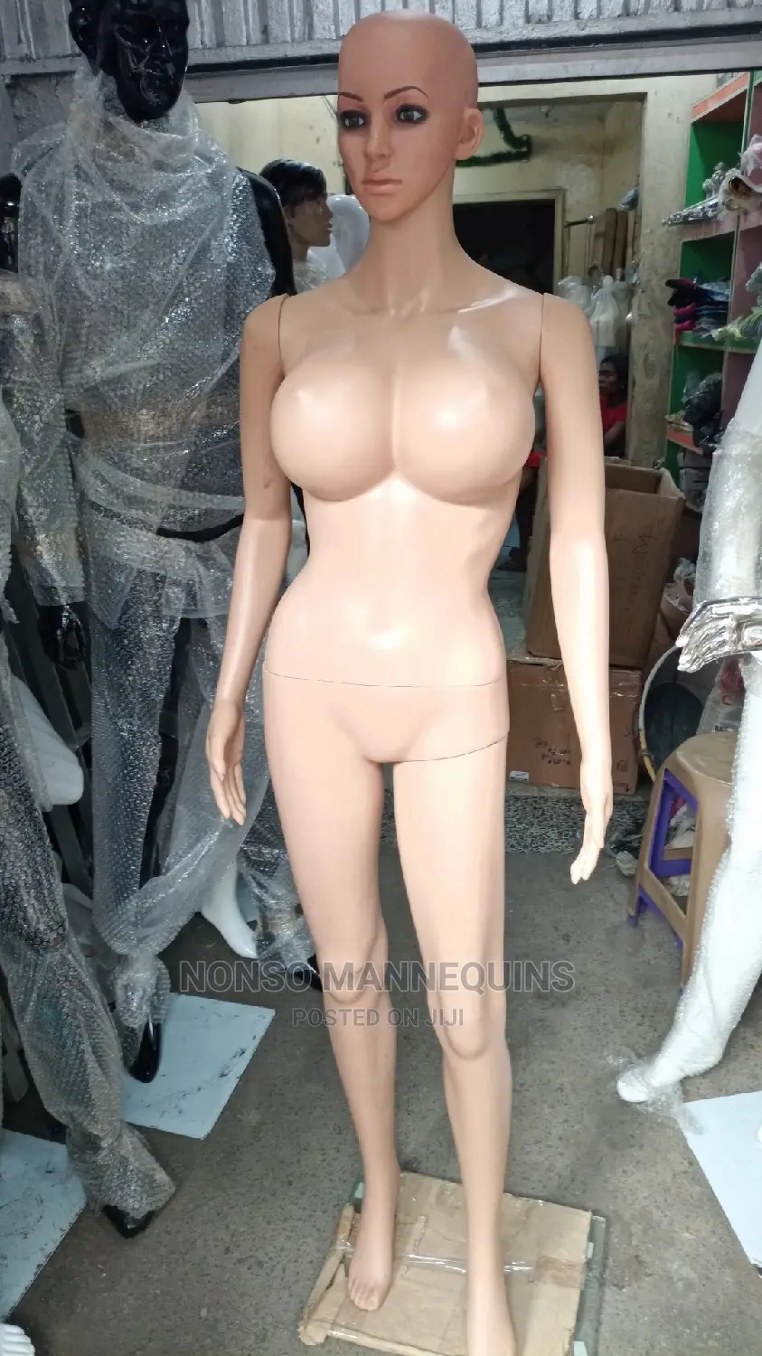 Biggest Breast Size 8 Female Bald Head Mannequin