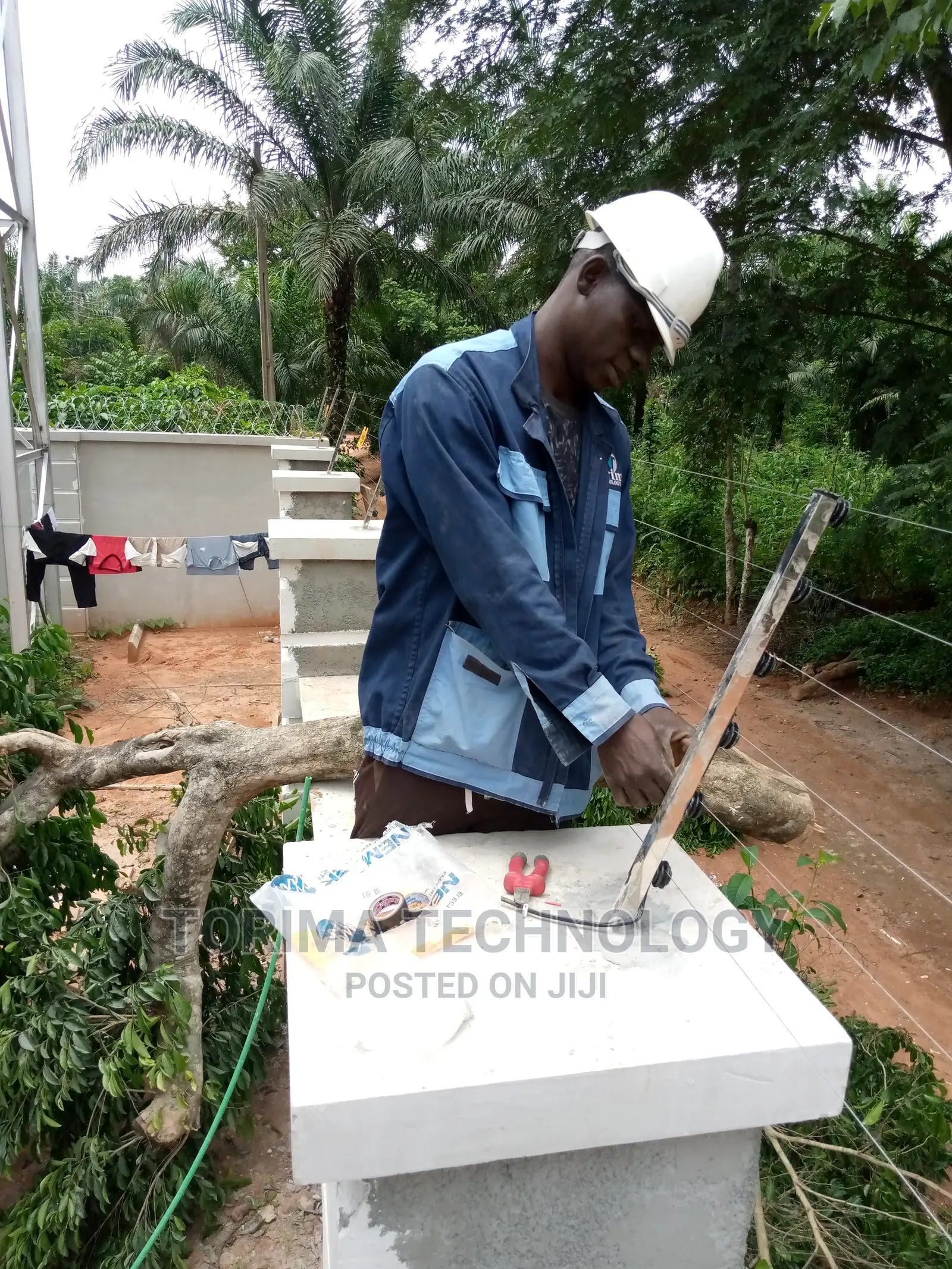 Angle Pole Electric Fencing