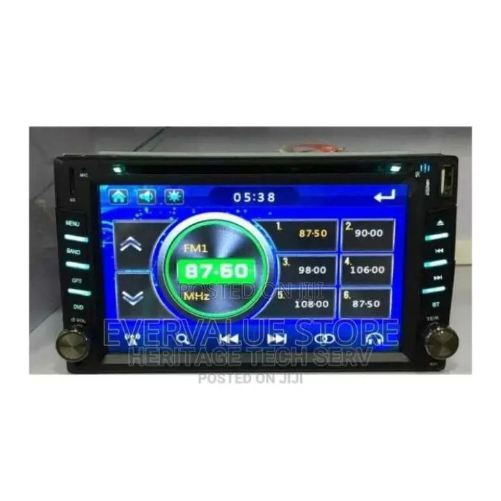 Universal Car DVD Bluetooth USB, SD AUX + Reverse Camera