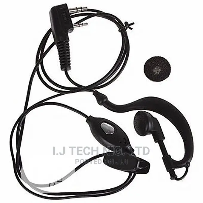 Walkie-Talkie Earpiece Black