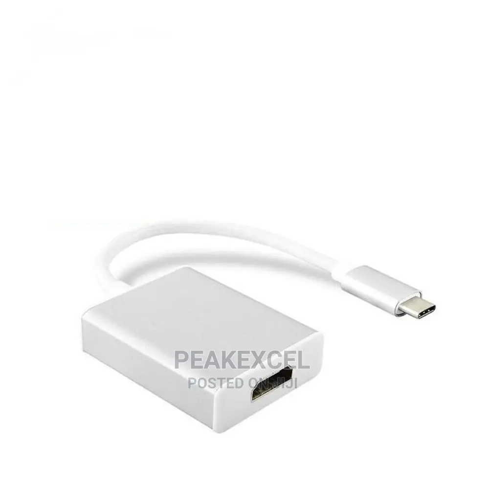 Type C to HDMI 3.1 Adapter Cable for 1080P HDTV Displays
