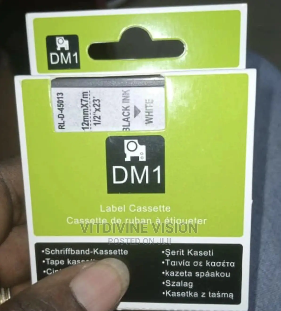 Dymo 12mm D1 Labelling Tape