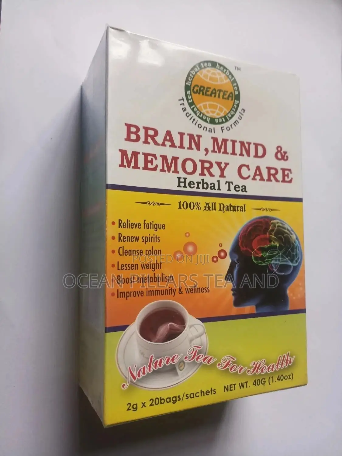 Brain, Mind and Memory Care Herbal Tea