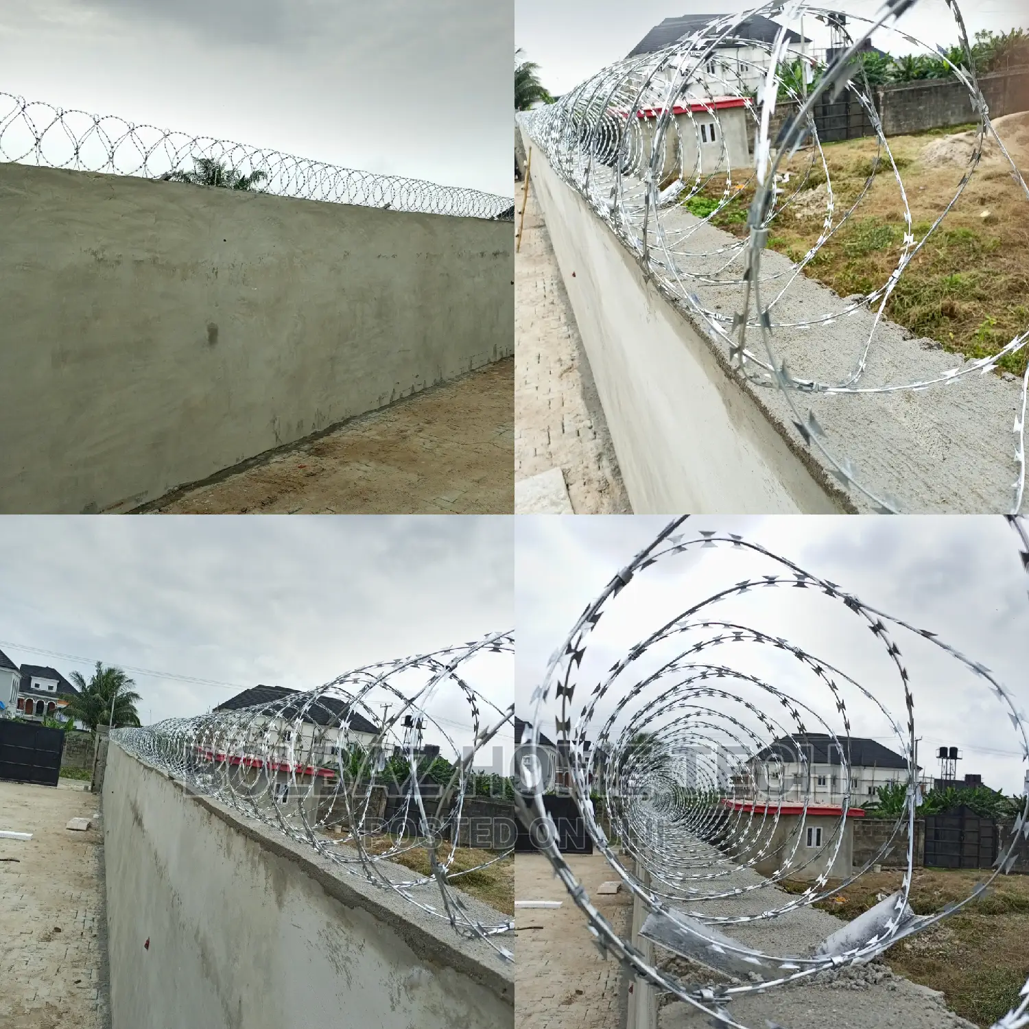 Razor Barb-Wire; Maximum Security for House and Schools