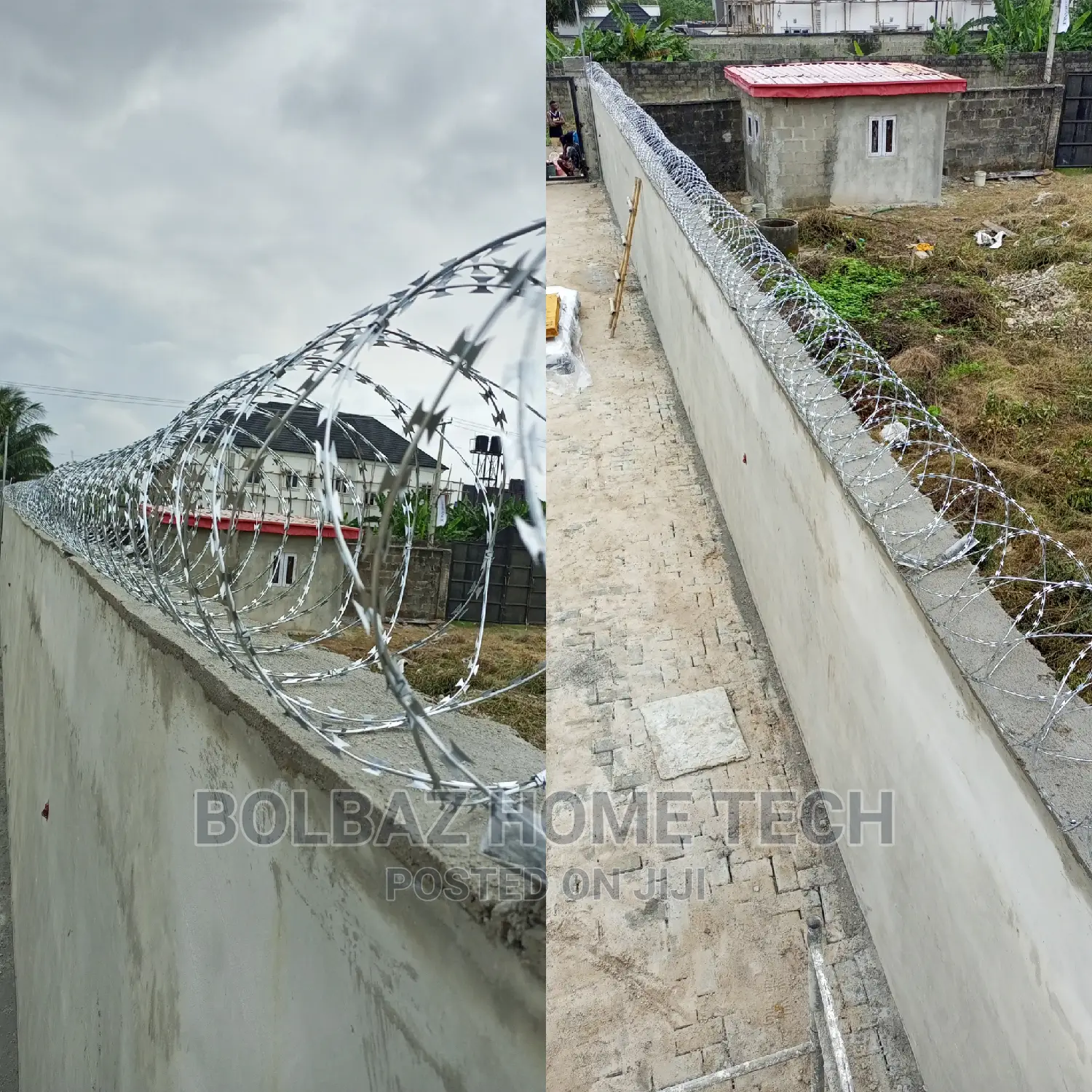 Razor Barb-Wire; Maximum Security for House and Schools