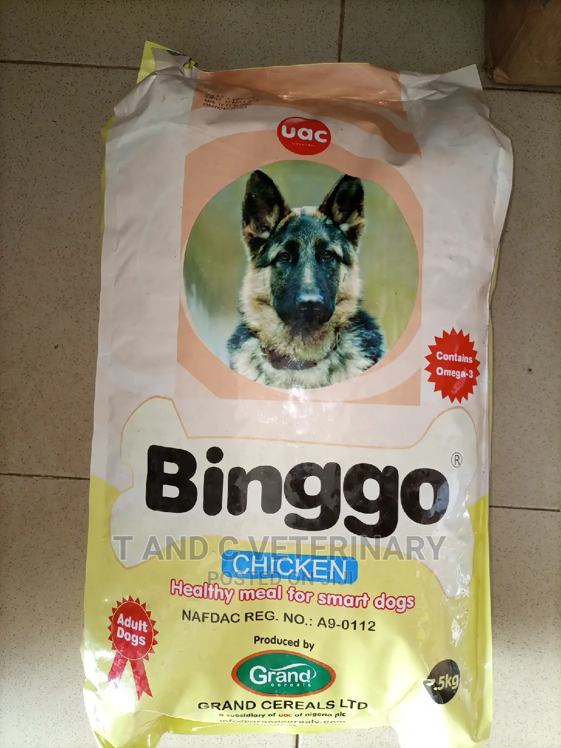 Binggo Adult Dog Dry Food 15kg