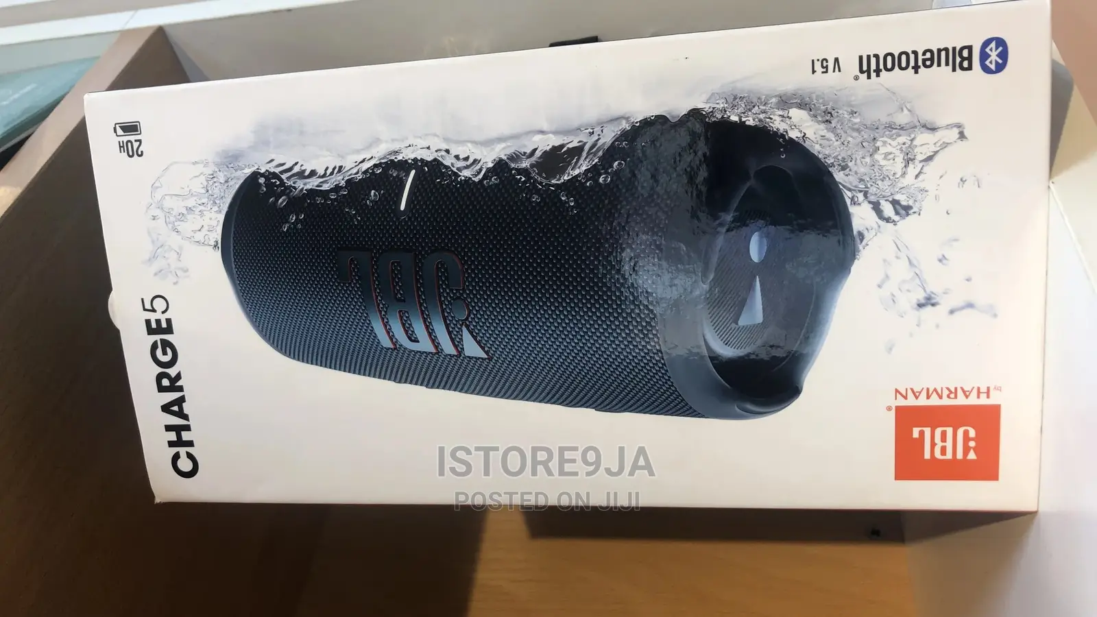 JBL Charge 5 Portable Wireless Waterproof Bluetooth Speaker.