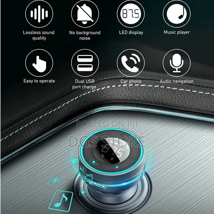 Baseus Enjoy Car Wireless Mp3 Charger 5.0+5v/3.4a Charger