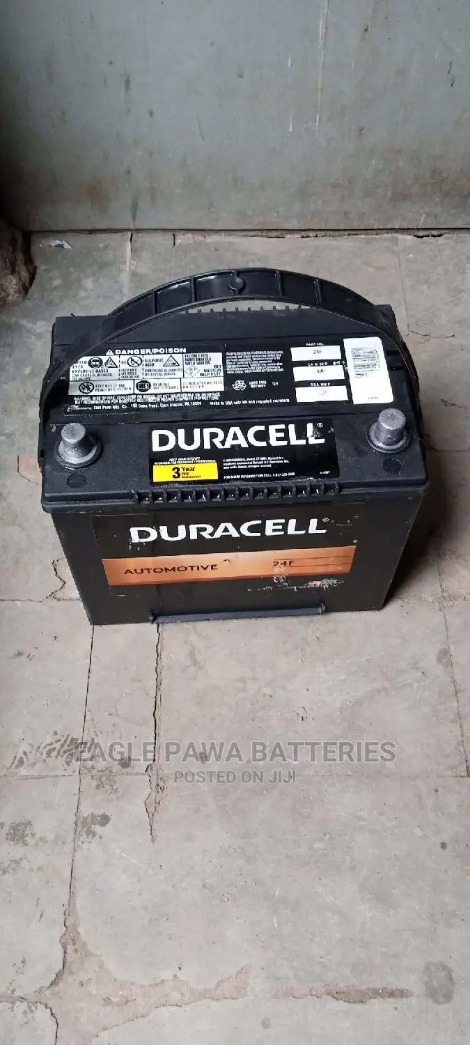 Used Duracell 75ah Battery.
