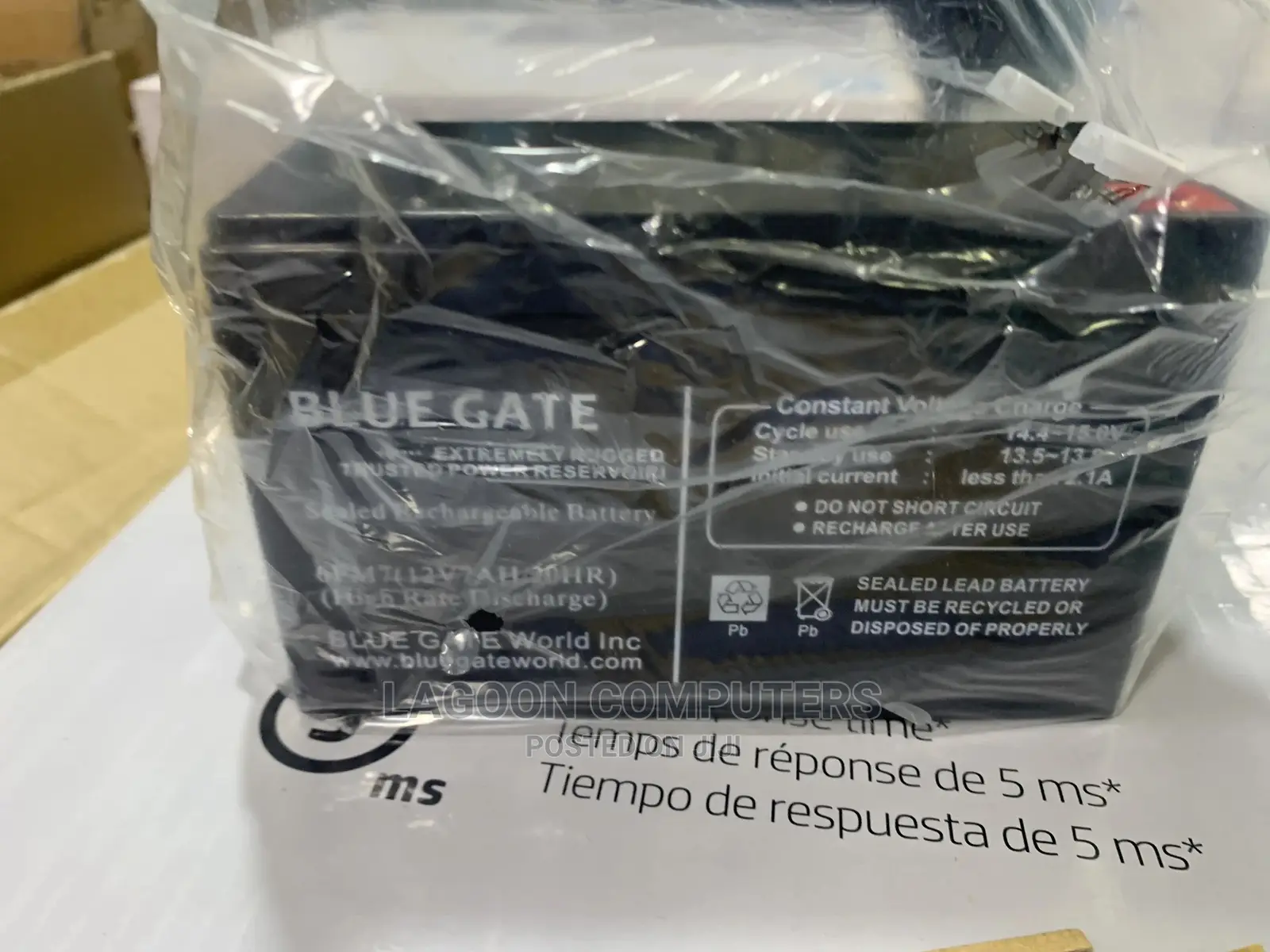 Blue Gate - Ups Battery - 12v7ah/20hr