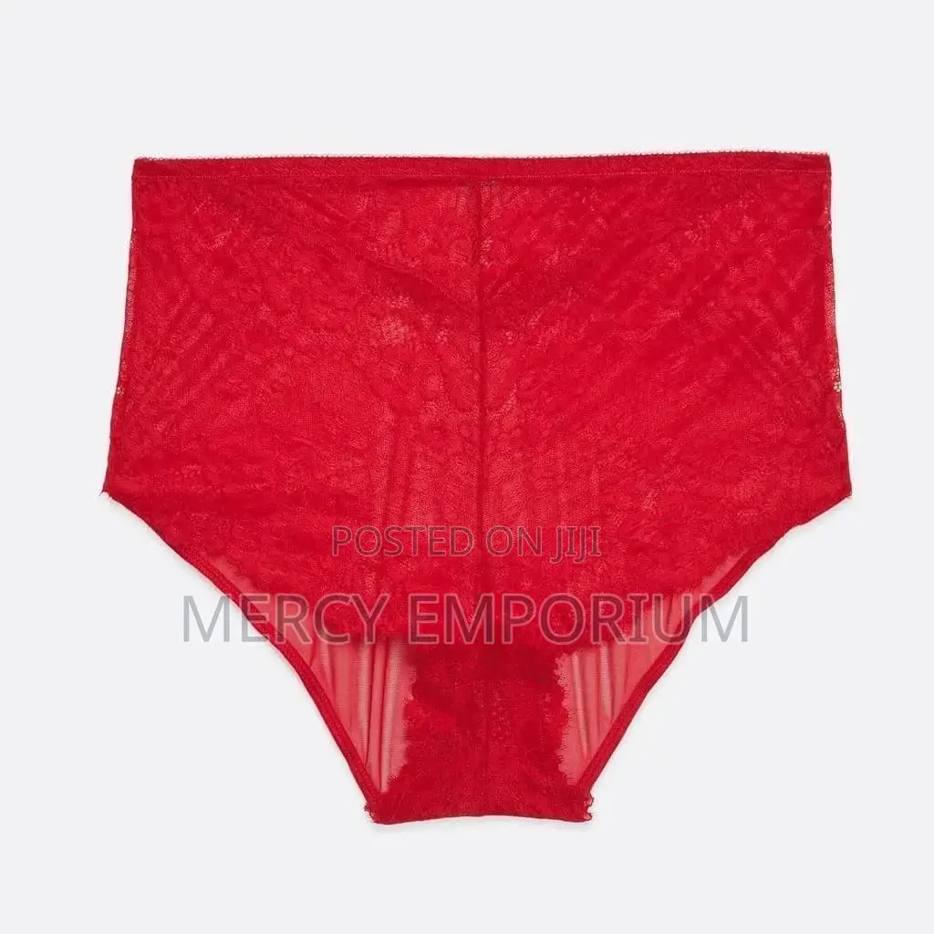 Red Lace Bra With Matching Panties. Bra 42C and 42DD