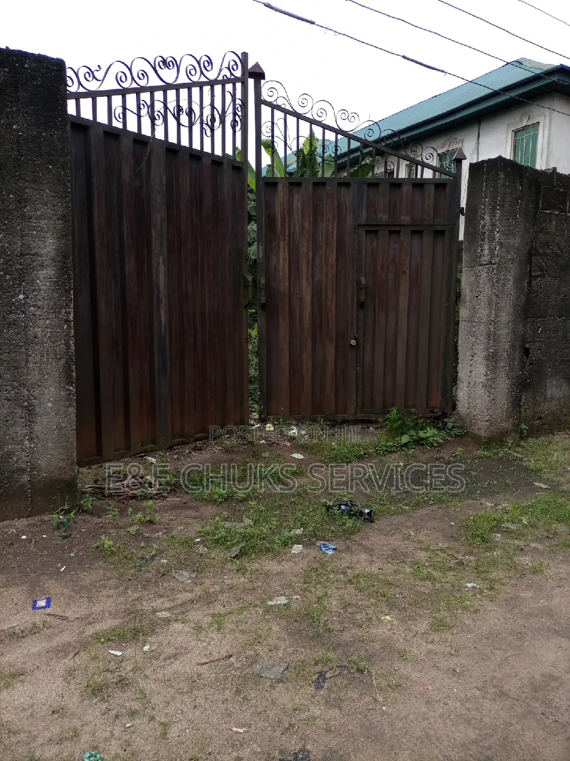 Two Plots Fenced Up With Gate at Oroigwe Road Off Covet
