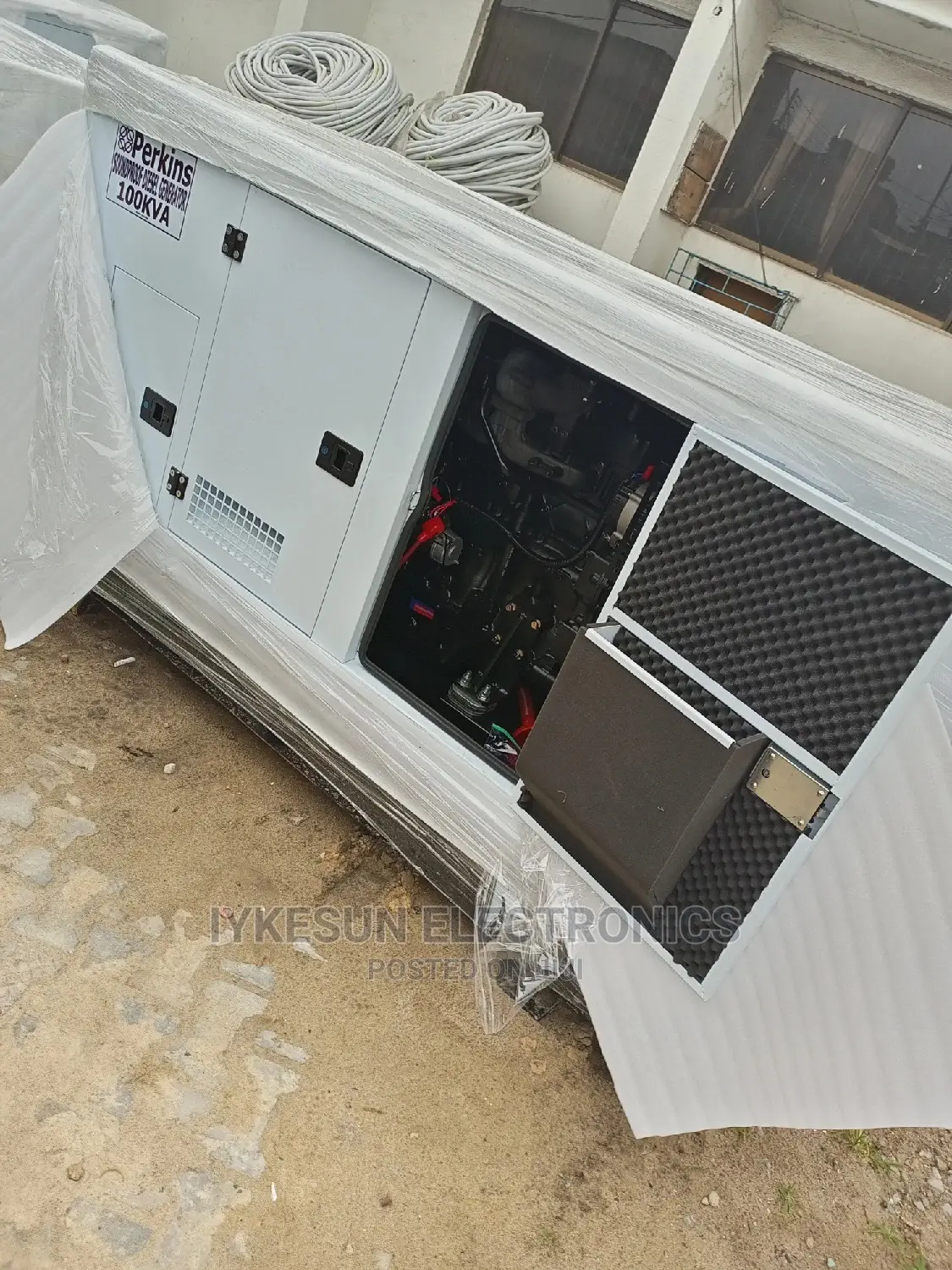 100kva Perkins Soundproof Diesel Generator 100%Copper