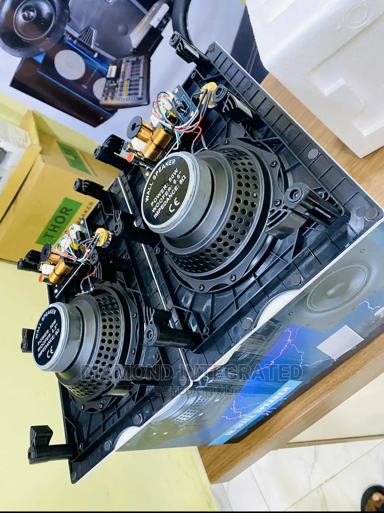 A Pair 50 Watts in Wall Mount Speaker