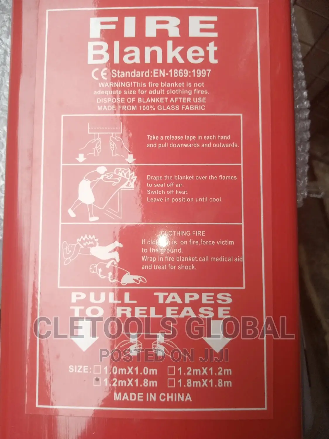 Fire Blanket 1.2M X 1.8M
