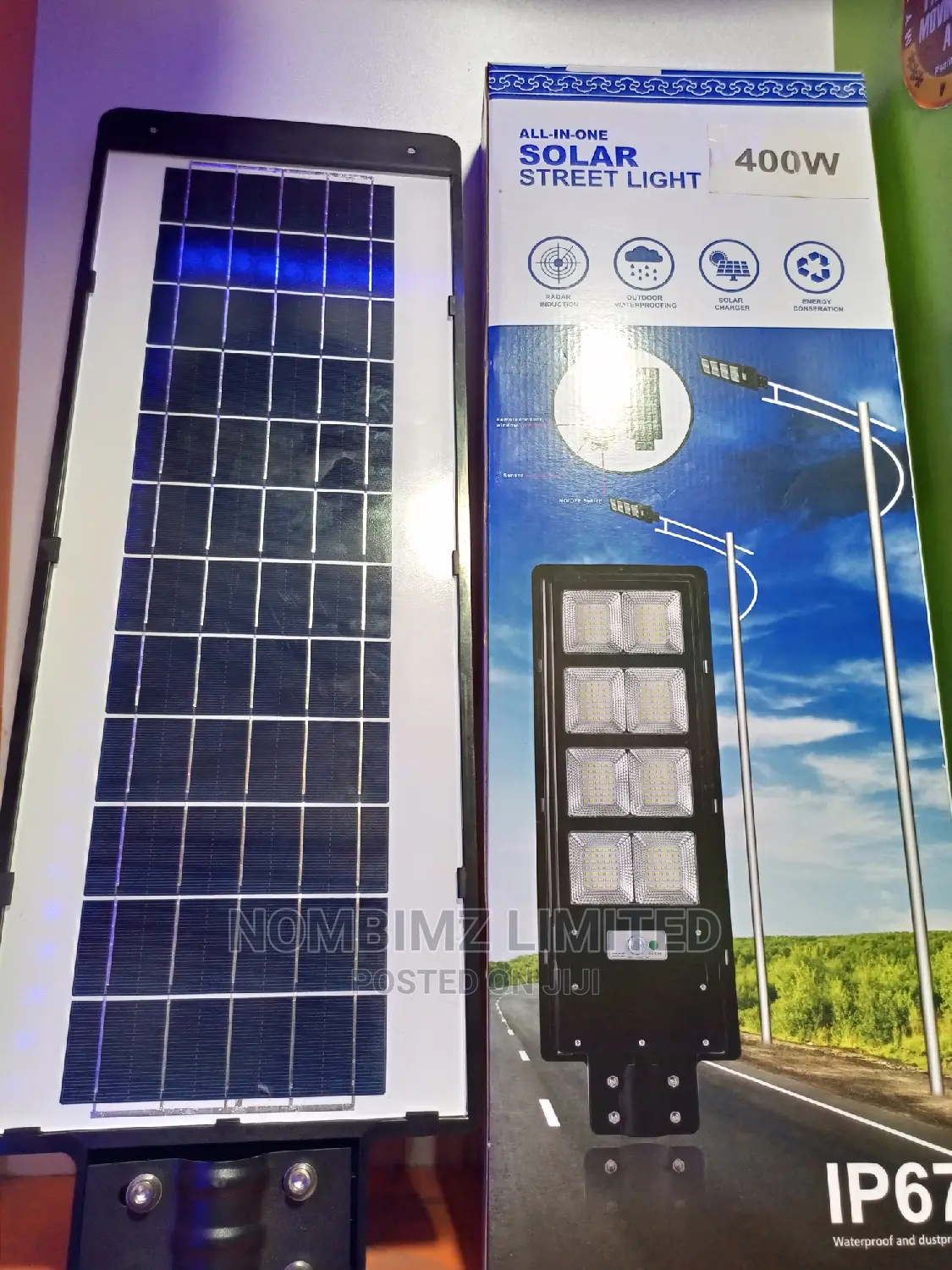 Solar Street Light With Multiple Eyes