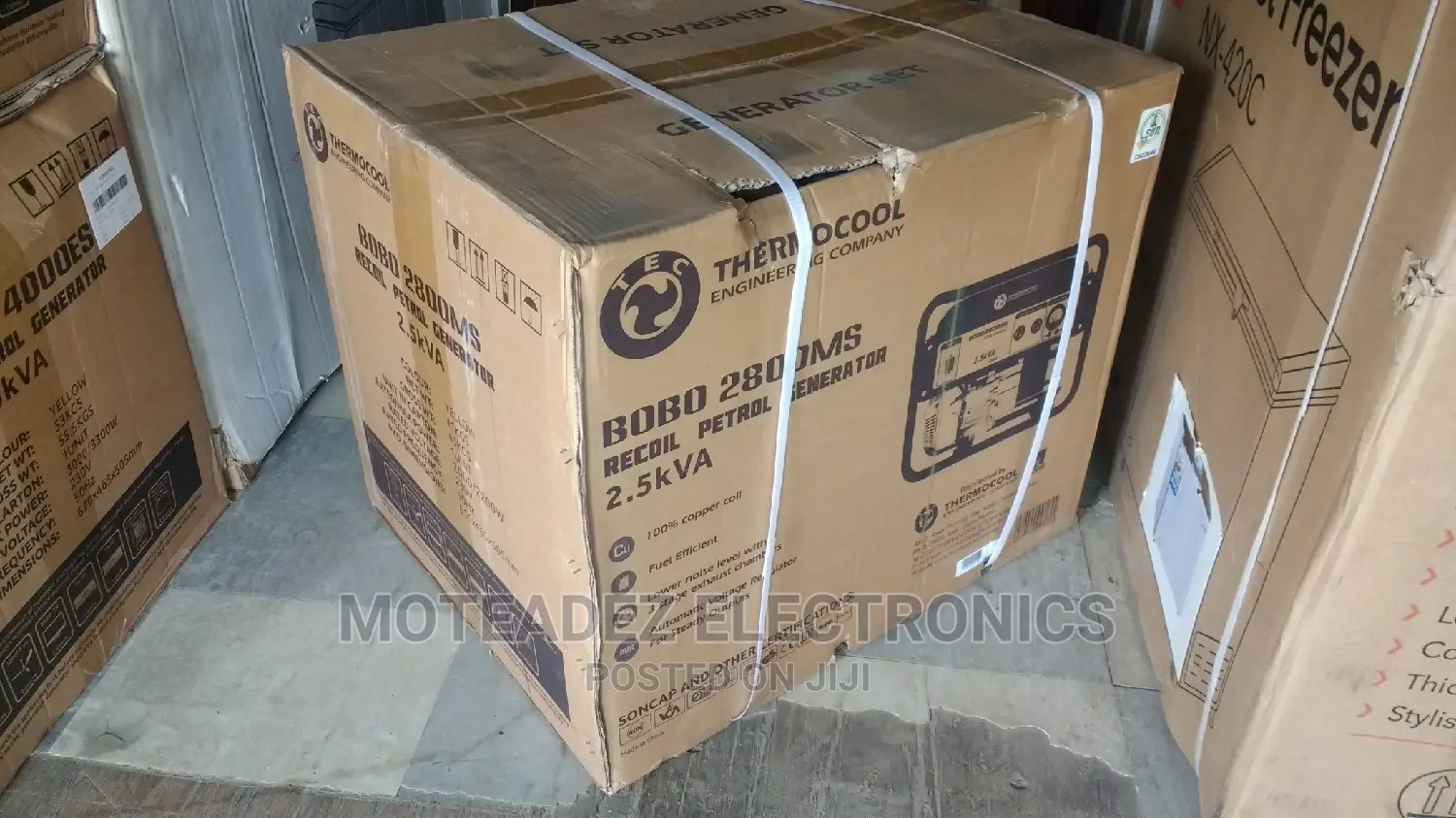 Thermocool Tec-Bobo 2.5kva Manual Start Gen (2800ms) Yellow