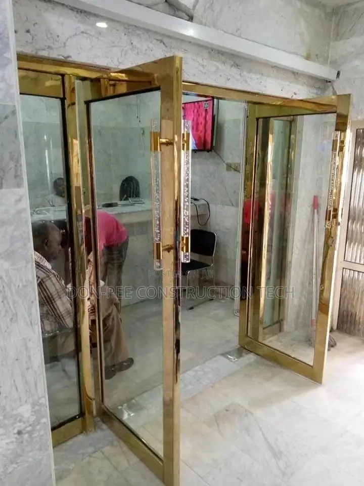 Entrance Glass Doors Frameless