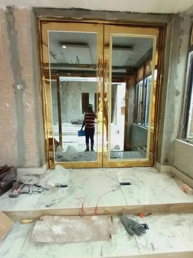 Entrance Glass Doors Frameless
