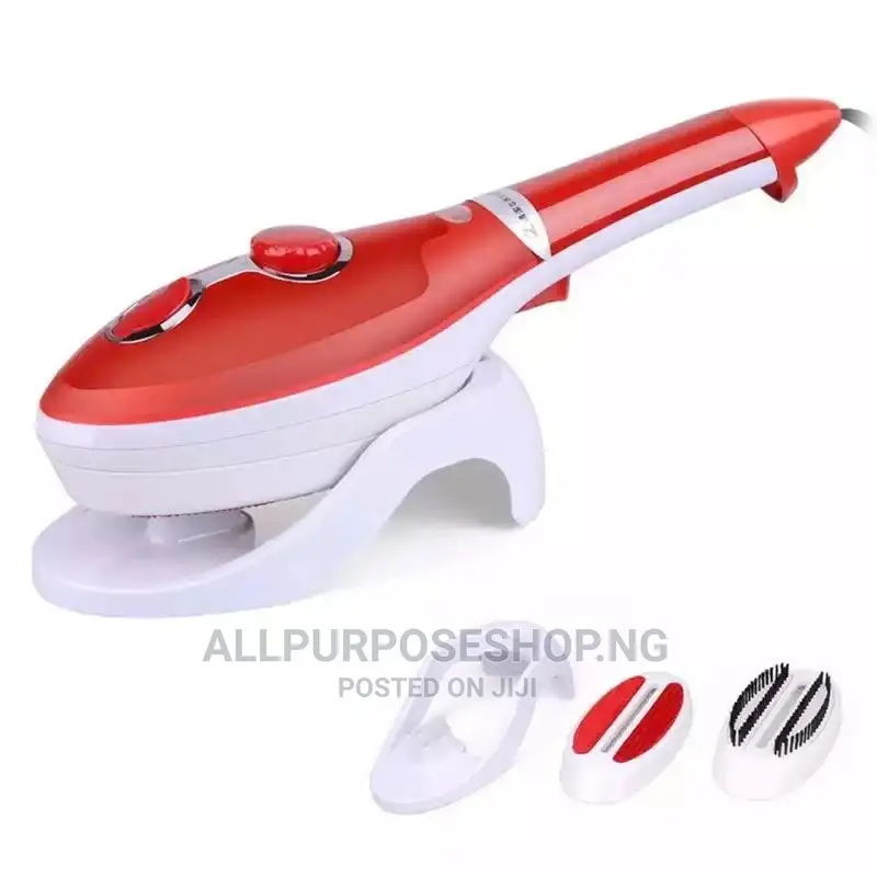 Red Steam Iron
