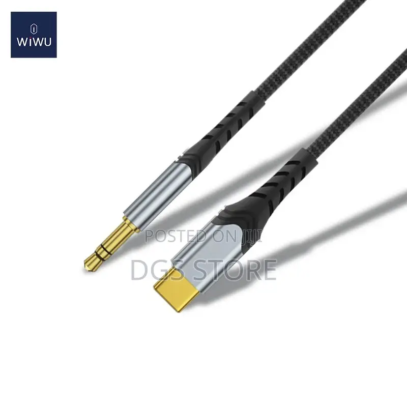 Wiwu Aux Stereo Cable 3.5mm to USB C